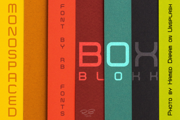 Box Blokk: The Squared Font That Brings Futuristic Edge to Your Designs