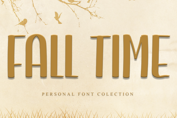 Fall Time: A Bold Display Font That Demands Attention