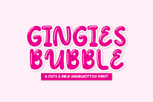 Gingies Bubble: The Playful Display Font That Brings Joy to Every Project