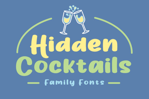Hidden Cocktails: Elevating Visual Identity with Trendy Typography