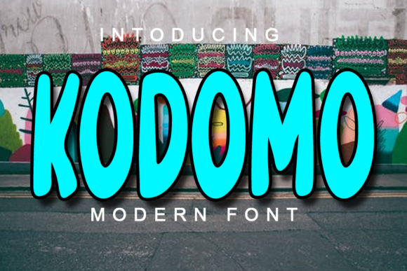 Kodomo: The Playful Display Font for Creative Projects