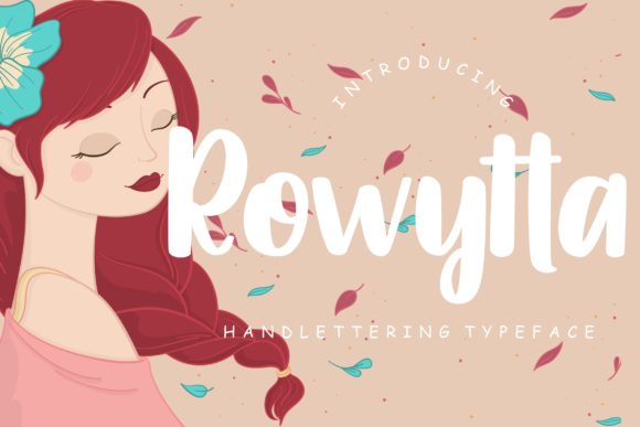Rowytta: A Refined Paint Brushed Display Font for Modern Design