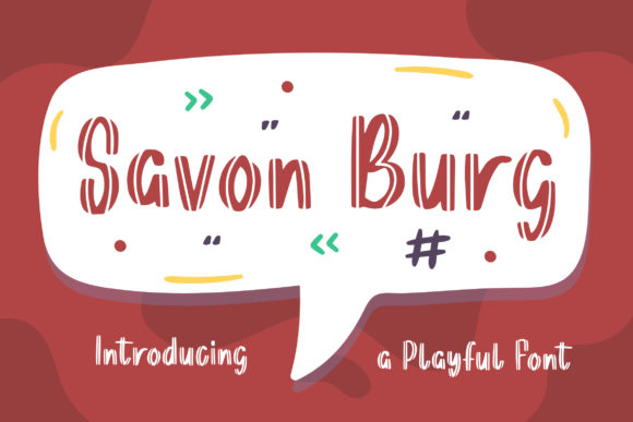 Savon Burg Font Evaluation