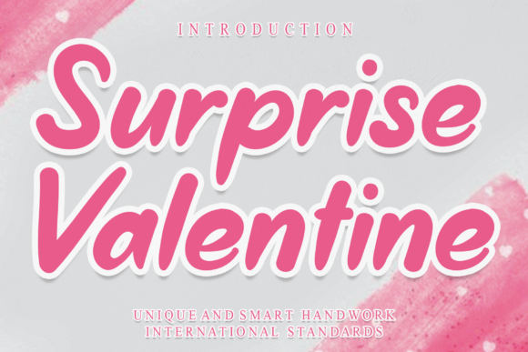 Surprise Valentine Font Evaluation