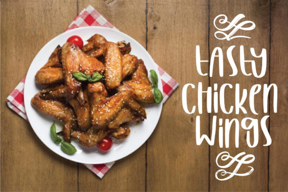 Tasty Chicken Wings: The Playful Display Font for Bold Branding
