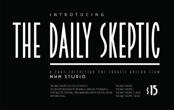 The Daily Skeptic: How a Bold Display Font is Reshaping Digital Narrative and Brand Authority