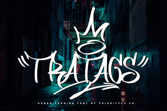 Tratags: The Urban Display Font for Casual, Youthful Designs
