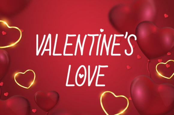 Valentines Love: Elevating Your Designs with a Fresh, Contemporary Display Font